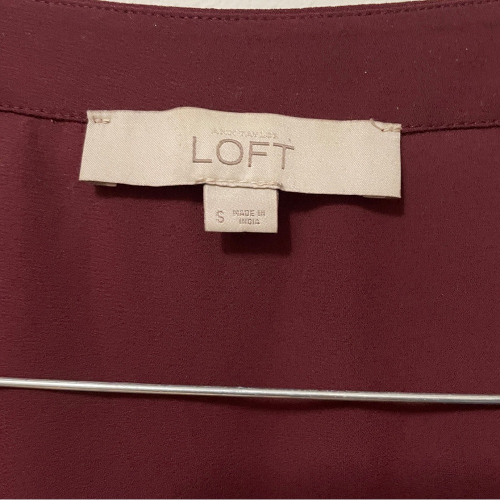 Loft Maroon Top - Picture 2 of 3